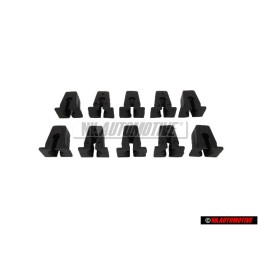 10x Genuine VW Clip Expanding Nut - 811807577C