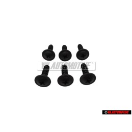 6x Genuine VW Oval Head Panel Screw H5X17 - 155853149