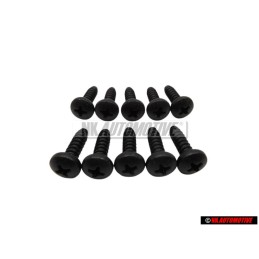 10x Genuine VW Oval Head Panel Screw - N 01396921
