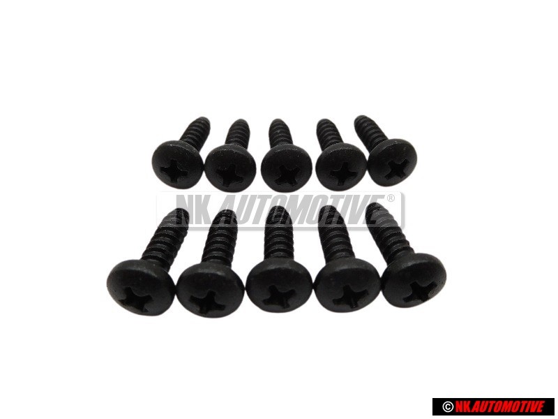 10x Genuine VW Oval Head Panel Screw - N 01396921