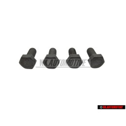 4x Genuine VW Hexagon Bolt M8x18 - N 01023929