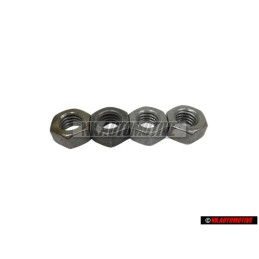 4x Genuine VW Hexagon Nut M8 - N 01100840