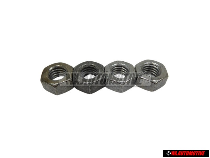 4x Genuine VW Hexagon Nut M8 - N 01100840