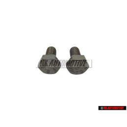 2x Genuine VW Hexagon Bolt M6x12 - N 01021226
