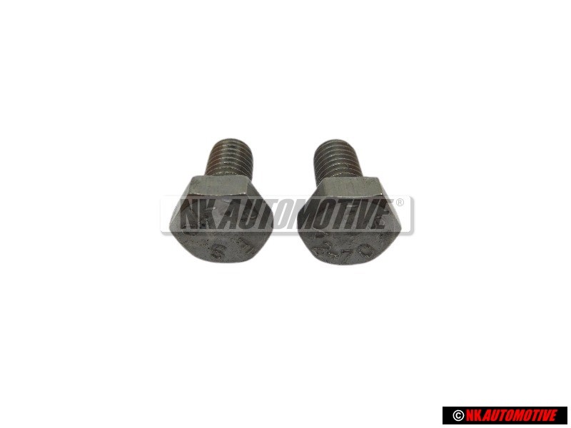 2x Genuine VW Hexagon Bolt M6x12 - N 01021226