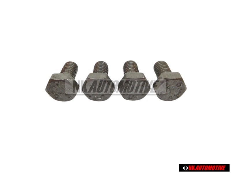 4x Genuine VW Hexagon Bolt M6x12 - N 01021226