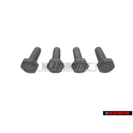 4x Genuine VW Hexagon Bolt M6x20 - N 01021710