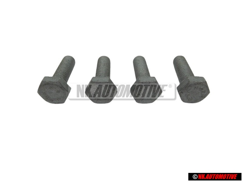 4x Genuine VW Hexagon Bolt M6x20 - N 01021710