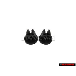 2x Genuine VW License Number Plate Bolt Expanding Nut Grommet - 535853694