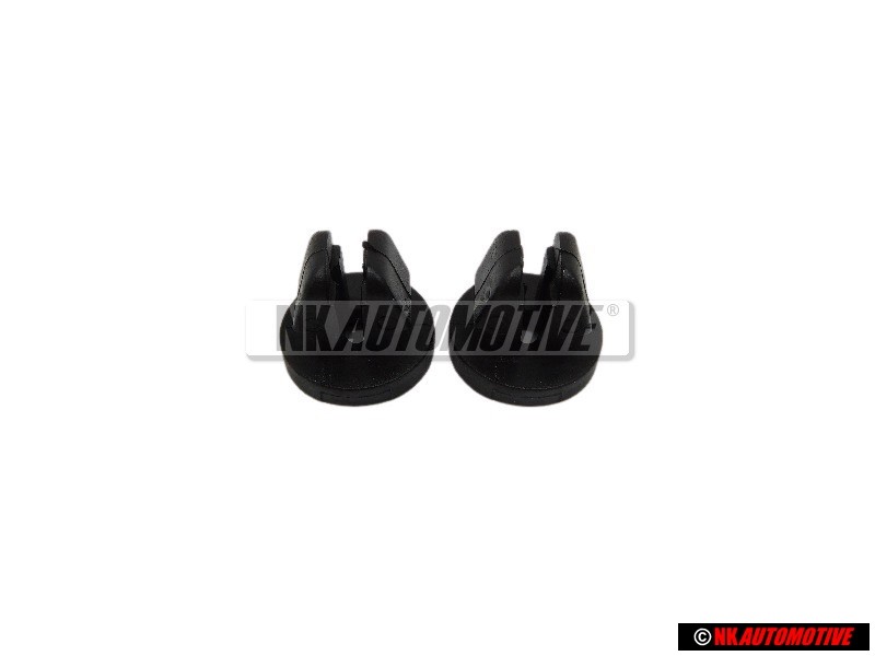 2x Genuine VW License Number Plate Bolt Expanding Nut Grommet - 535853694