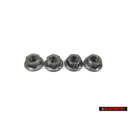 4x Genuine VW Hexagon Collar Nut M5 - N 10017304