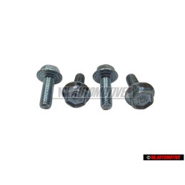 4x Genuine VW Bolt, Hex. Hd. With Shoulder, Self-Locking - N 0143441