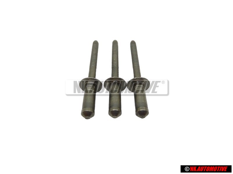 3x Genuine VW Pop Rivet 4.8x11 - N 90478601