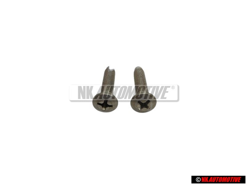 2x Genuine VW Oval Head Countersunk Bolt M5x22 - N 0330231