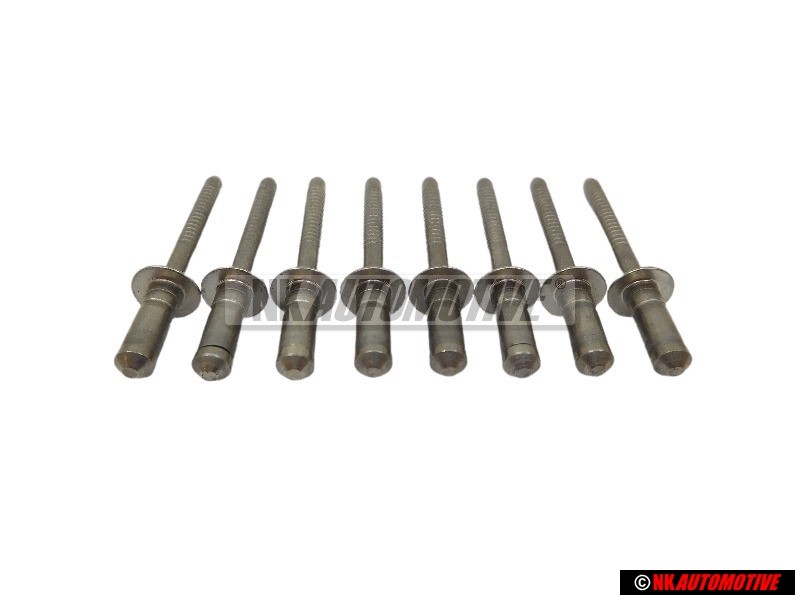 8x Genuine VW Pop Rivet 4.8x11 - N 90478601