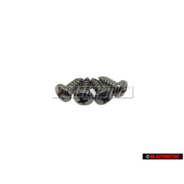 4x Genuine VW Oval Panel Screw 4.8x13 - N 0139681
