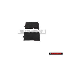 2x Genuine VW Grab Handle Bolt Cover Cap Black - 357857621 01C