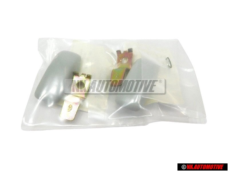 2x Genuine VW Coat Hook Grey - 535857633