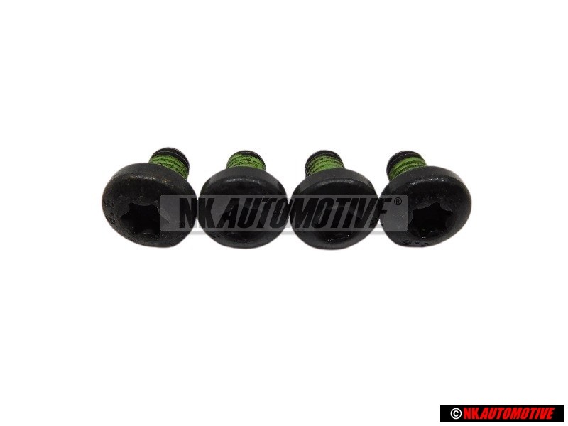 4x Genuine VW Round Hd. 