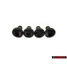4x Genuine VW Round Hd. 