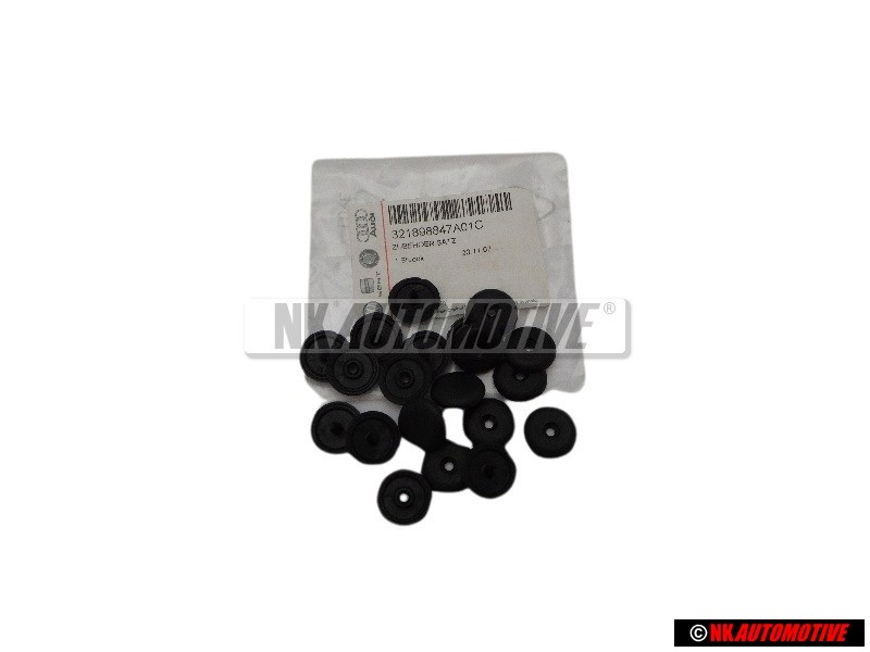 Genuine VW Set Of Buttons For Safety Belt - 321898847A 01C