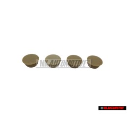 4x Genuine VW Bungs Light Beige - 535867842B 4YV