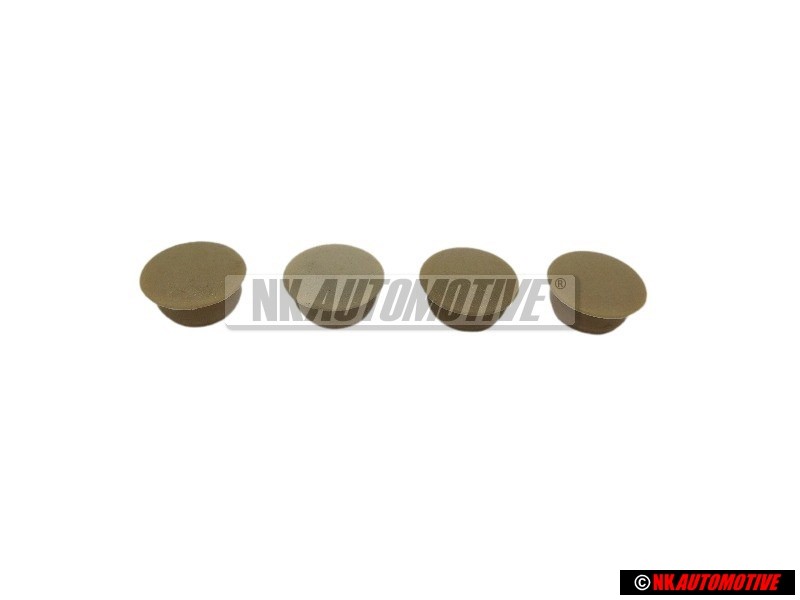4x Genuine VW Bungs Light Beige - 535867842B 4YV