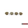 4x Genuine VW Bungs Light Beige - 535867842B 4YV
