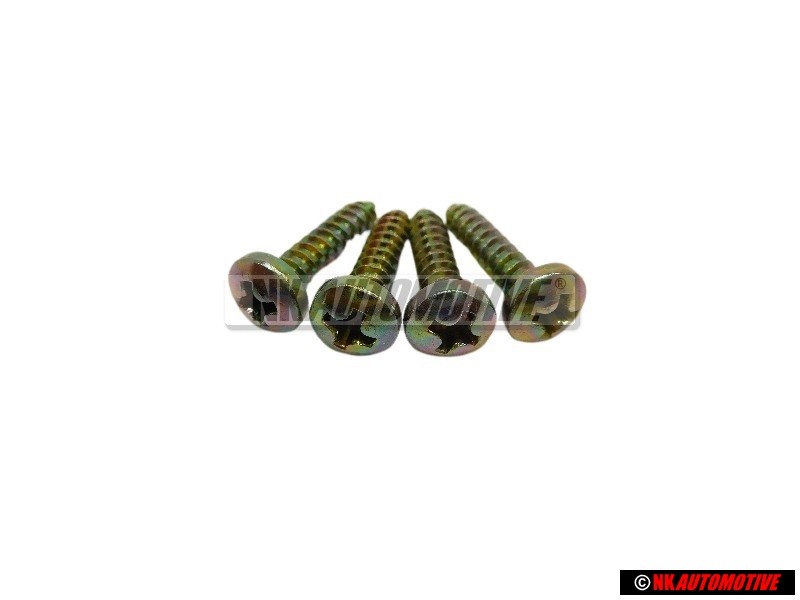 4x Genuine VW Oval Head Panel Screw - N 0139622