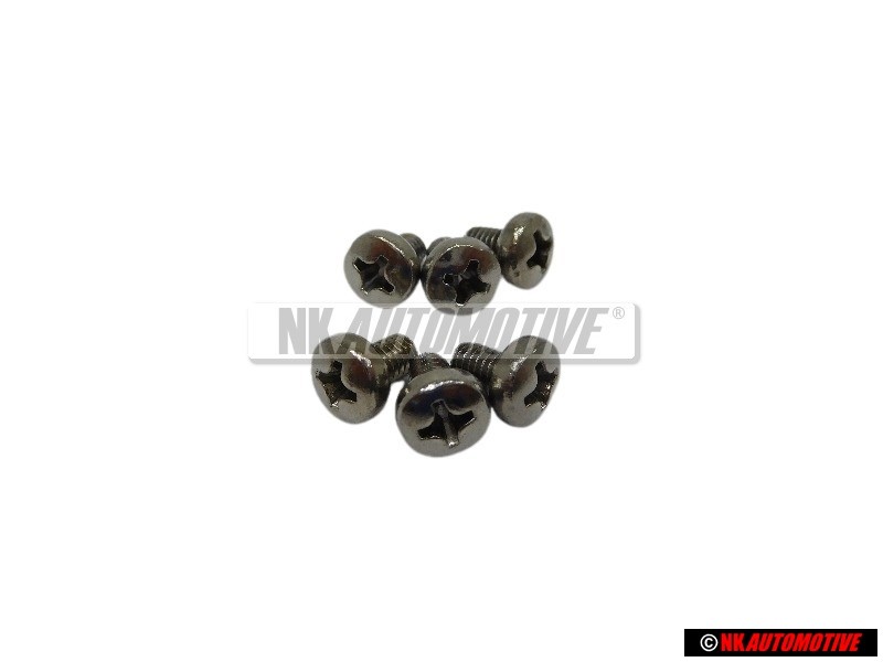 6x Genuine VW Fillister Hd. 