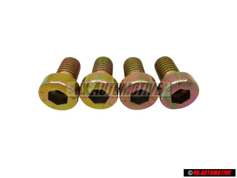 4x Genuine VW Socket Head Bolt With Hexagon Socket Head - N 0147702