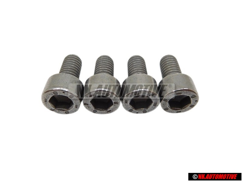 4x Genuine VW Socket Head Bolt With Hexagon Socket Head - N 01470111