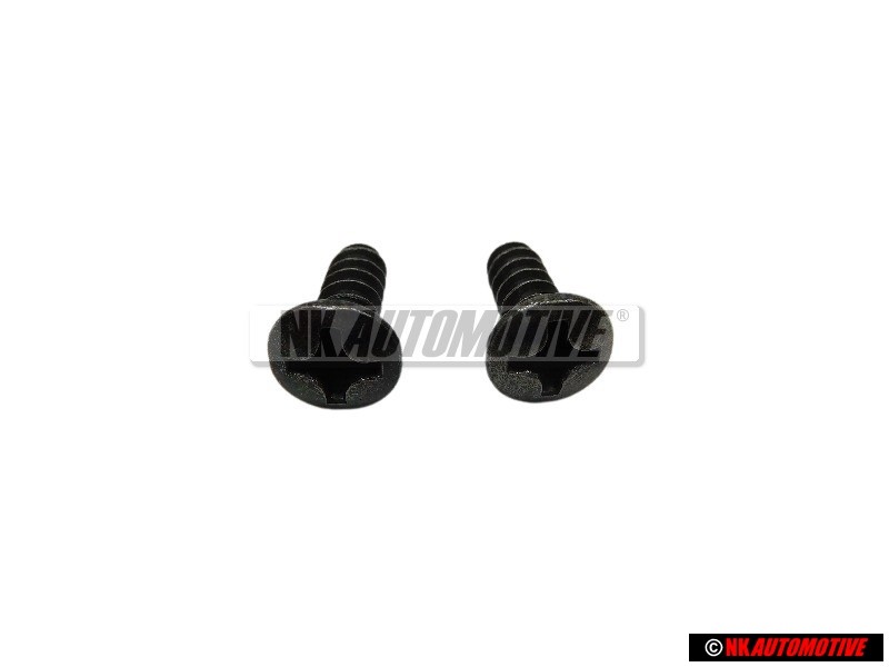 2x Genuine VW Oval Head Csk Selt Tap. 