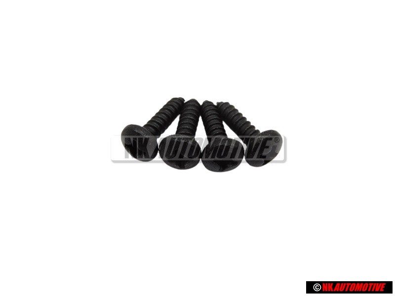 4x Genuine VW Oval Head Panel Screw 3.5x13 - N 01395819