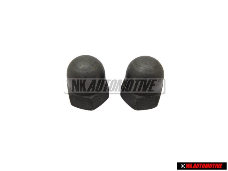 2x Genuine VW Front Seat Rail Frame Stop Bolt Domed Cap Nut M6 - N 0111214