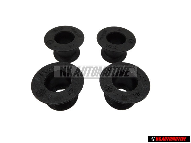 4x Genuine VW Mounting Satin Black - 191881299 01C