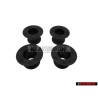 4x Genuine VW Mounting Satin Black - 191881299 01C