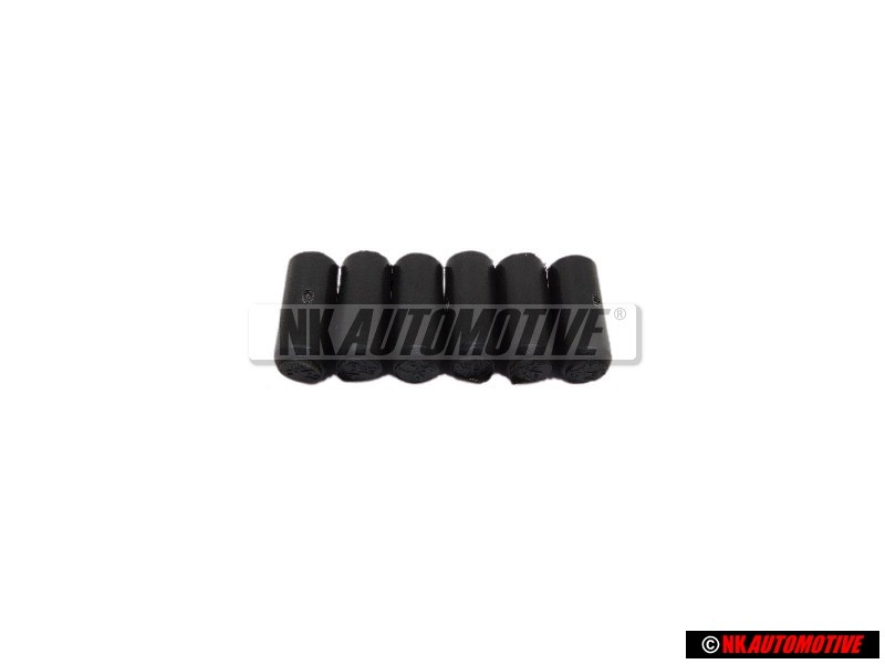 6x Genuine VW Grip Pin Satin Black - 171881500 01C