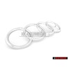 Genuine Audi Rings Front Grill Badge Emblem Chrome - 431853605A