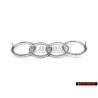Genuine Audi Rings Front Grill Badge Emblem Chrome - 431853605A