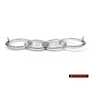 Genuine Audi Rings Front Grill Badge Emblem Chrome - 431853605A