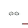 2x Genuine VW Front Seat Backrest Adjuster Toothed Washer - N 0121272
