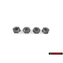 4x Genuine VW Hexagon Nut M6 - N 01100636