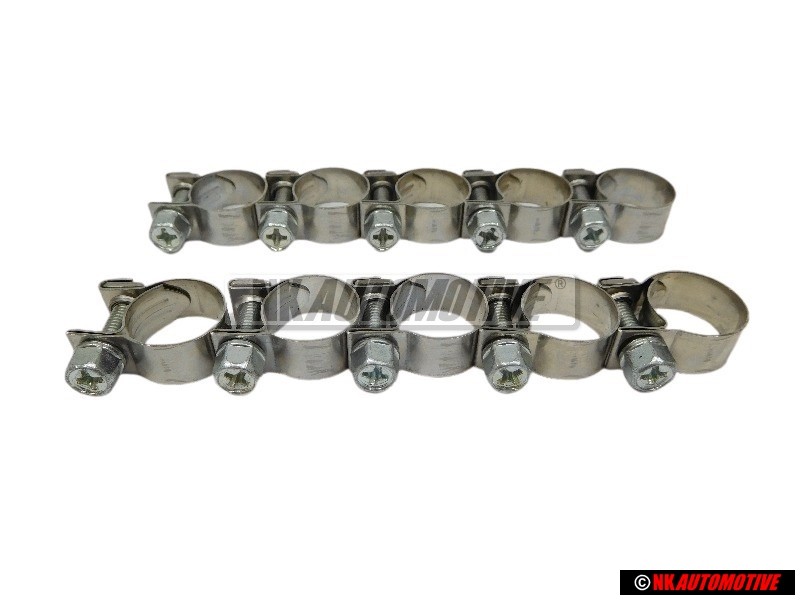 10x Genuine VW Clamp - N 0241222