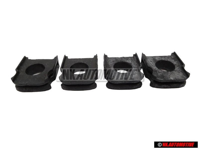 4x Genuine VW Fuel Filter Bracket Jounce Bumper Buffer - 191201274