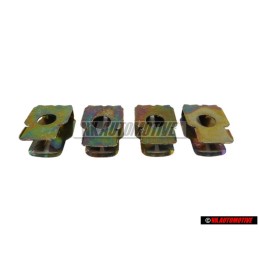 4x Genuine VW Speed Nut - 191201280A