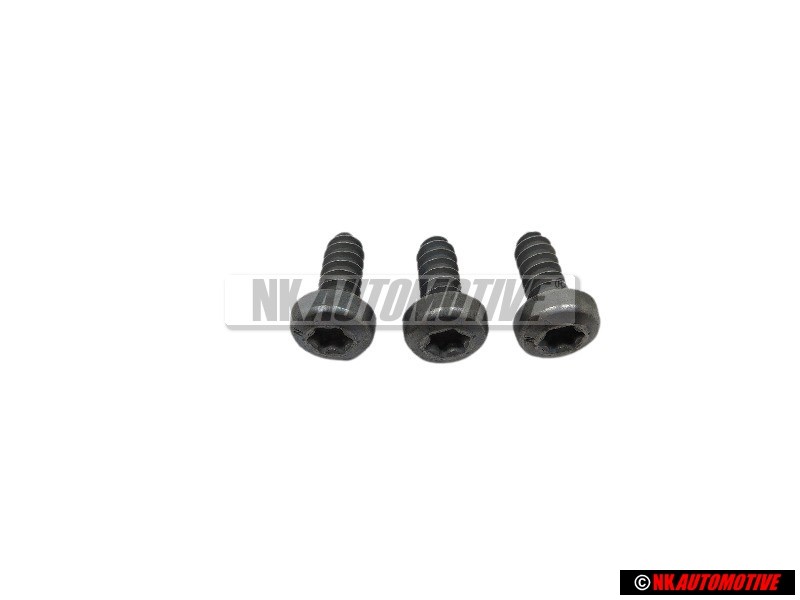 3x Genuine VW Oval Head Panel Screw - N 0139771