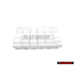 6x Genuine VW Fuel Line Clip, Clamp - 191201449