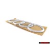 Genuine Audi Rings Rear Boot Badge Emblem Chrome - 4D0853742A 2ZZ