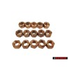 15x Genuine VW Hexagon Nut Self Locking - N 90085001